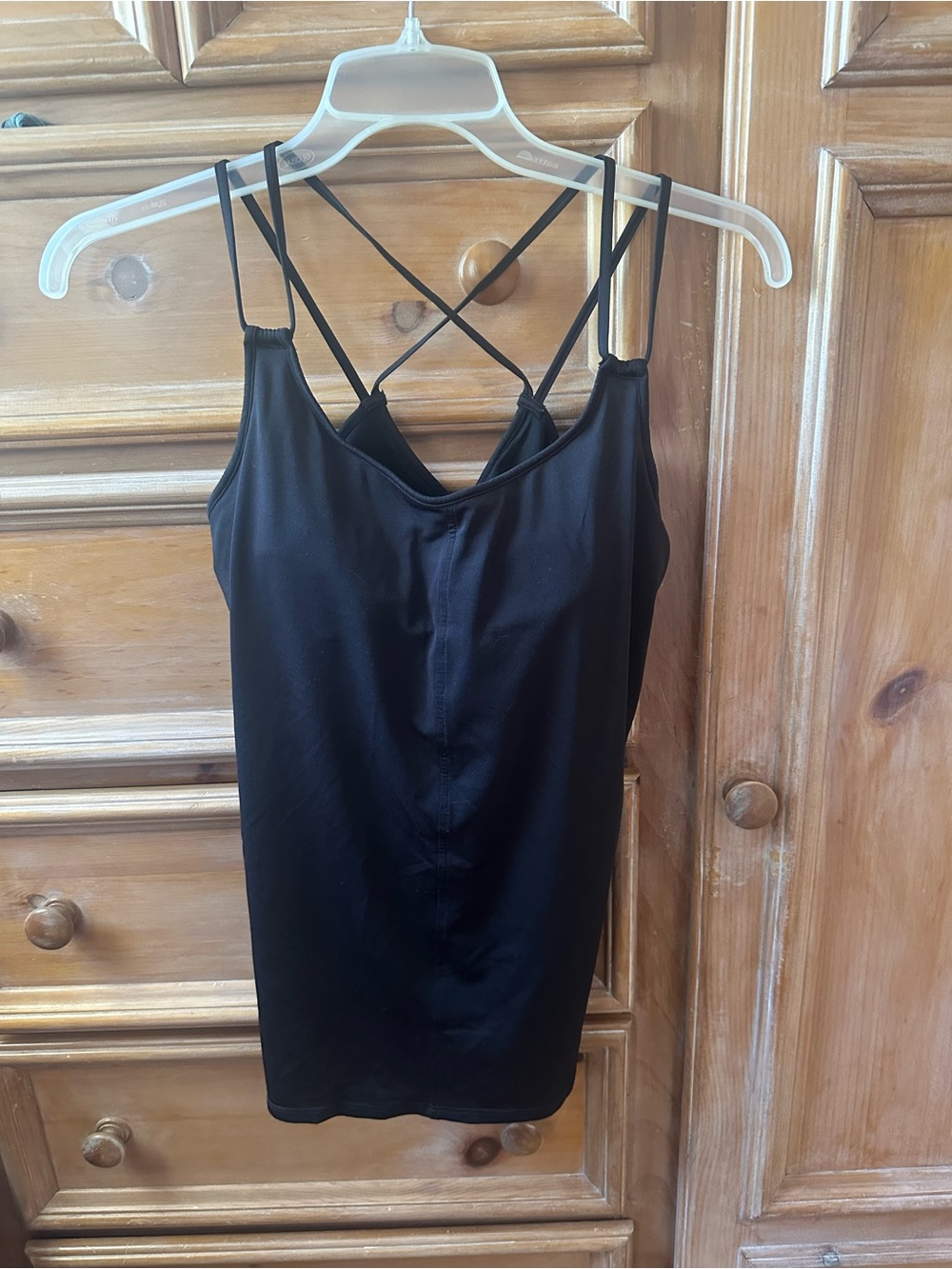 Lucy Black Strappy Tank Top